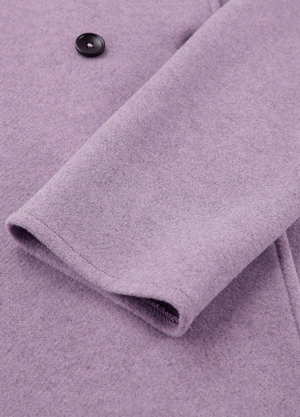 Лілове демісезонне Пальто двобортне SHEIN