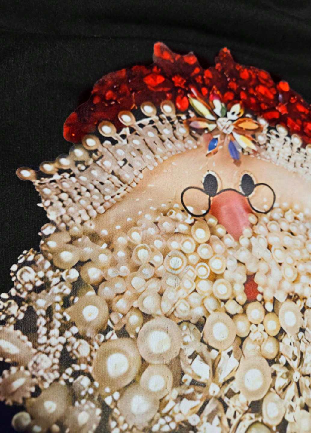 Черный свитшот SHEIN новогодний (332520439)