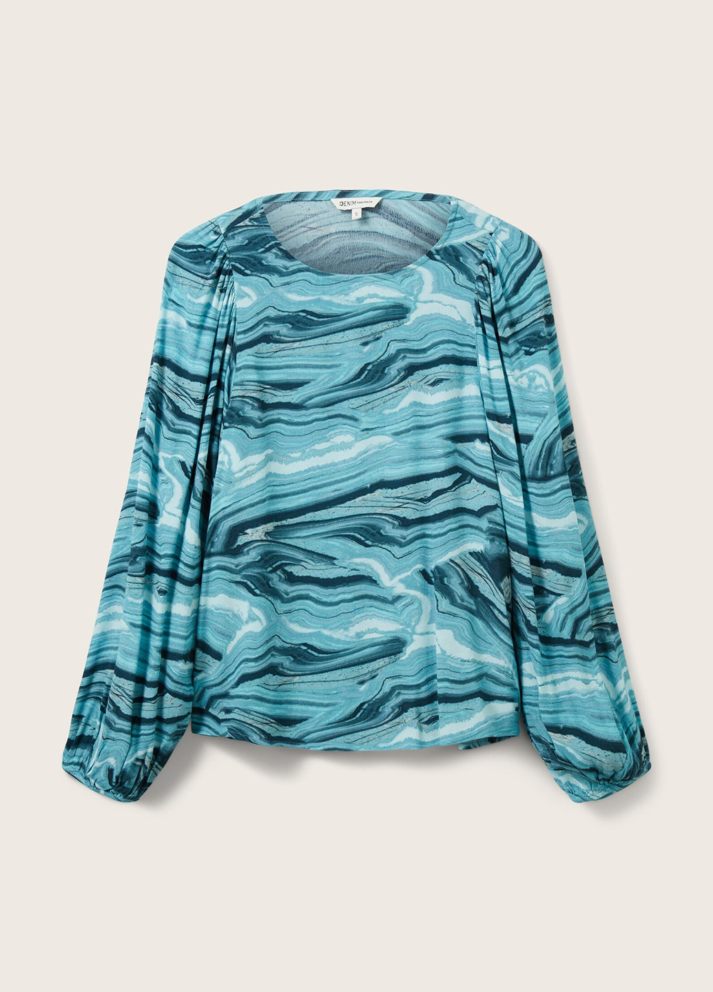 Бірюзова блуза Tom Tailor