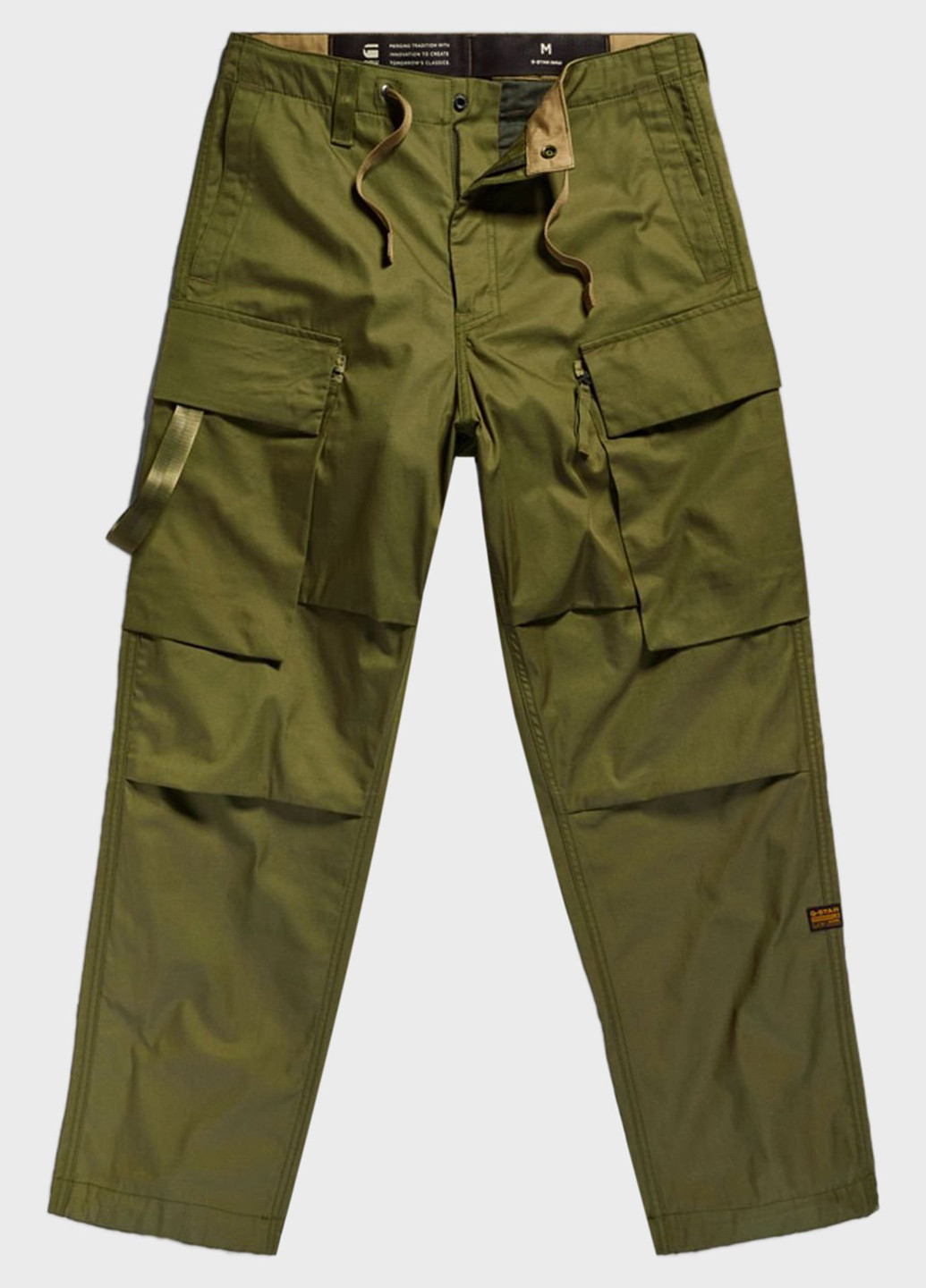 Хаки кэжуал демисезонные карго брюки G-Star Raw