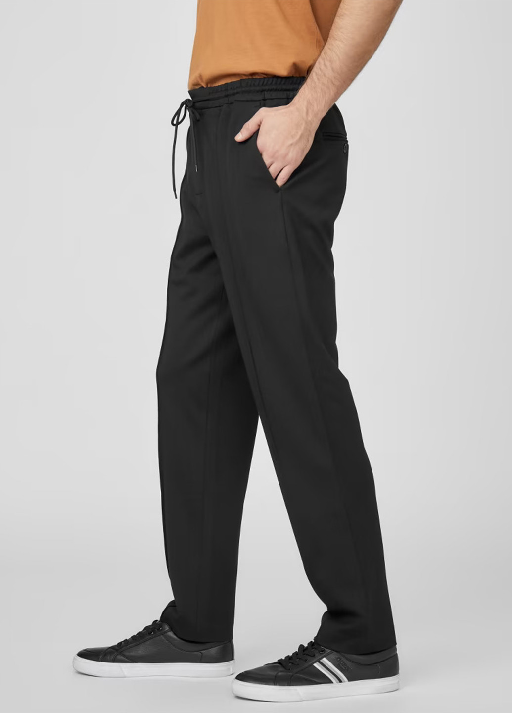 Черные кэжуал летние прямые брюки Guess