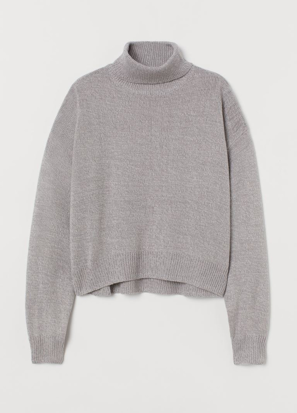 Светло-серый демисезонный свитер H&M