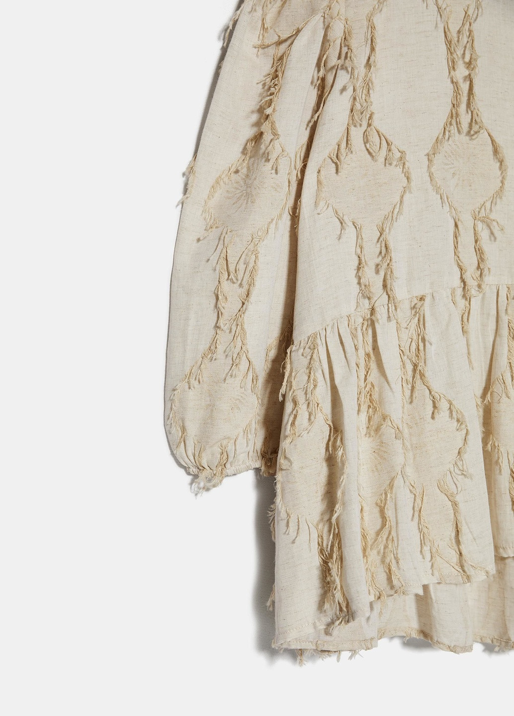 Светло-бежевая летняя блуза Zara