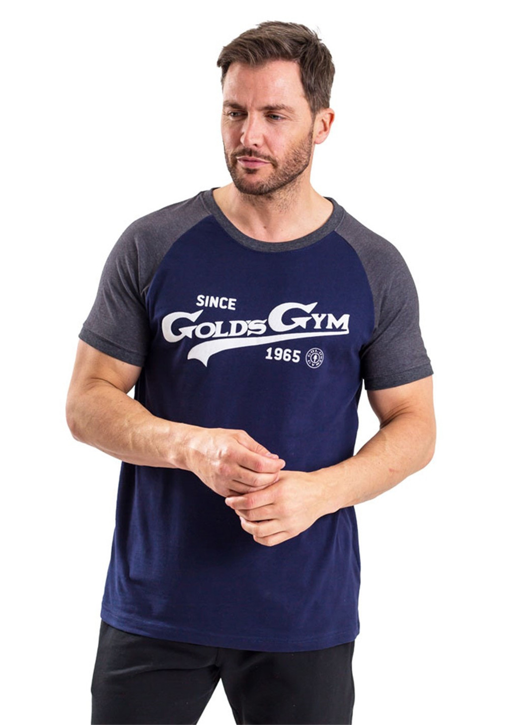 Синя футболка Gold's Gym