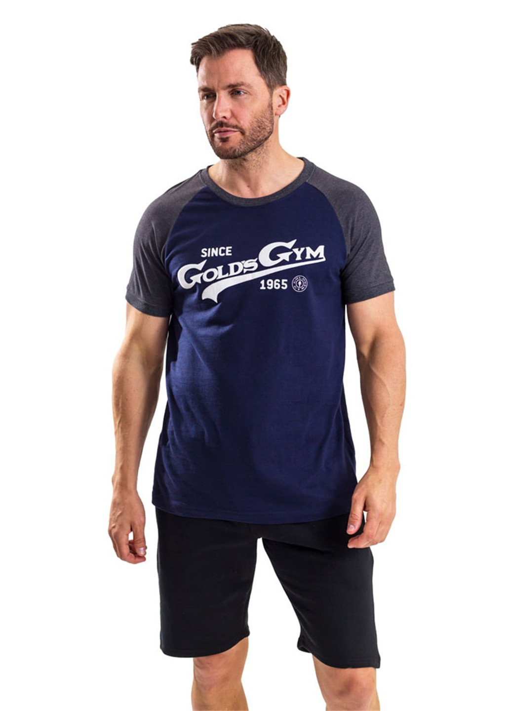 Синя футболка Gold's Gym