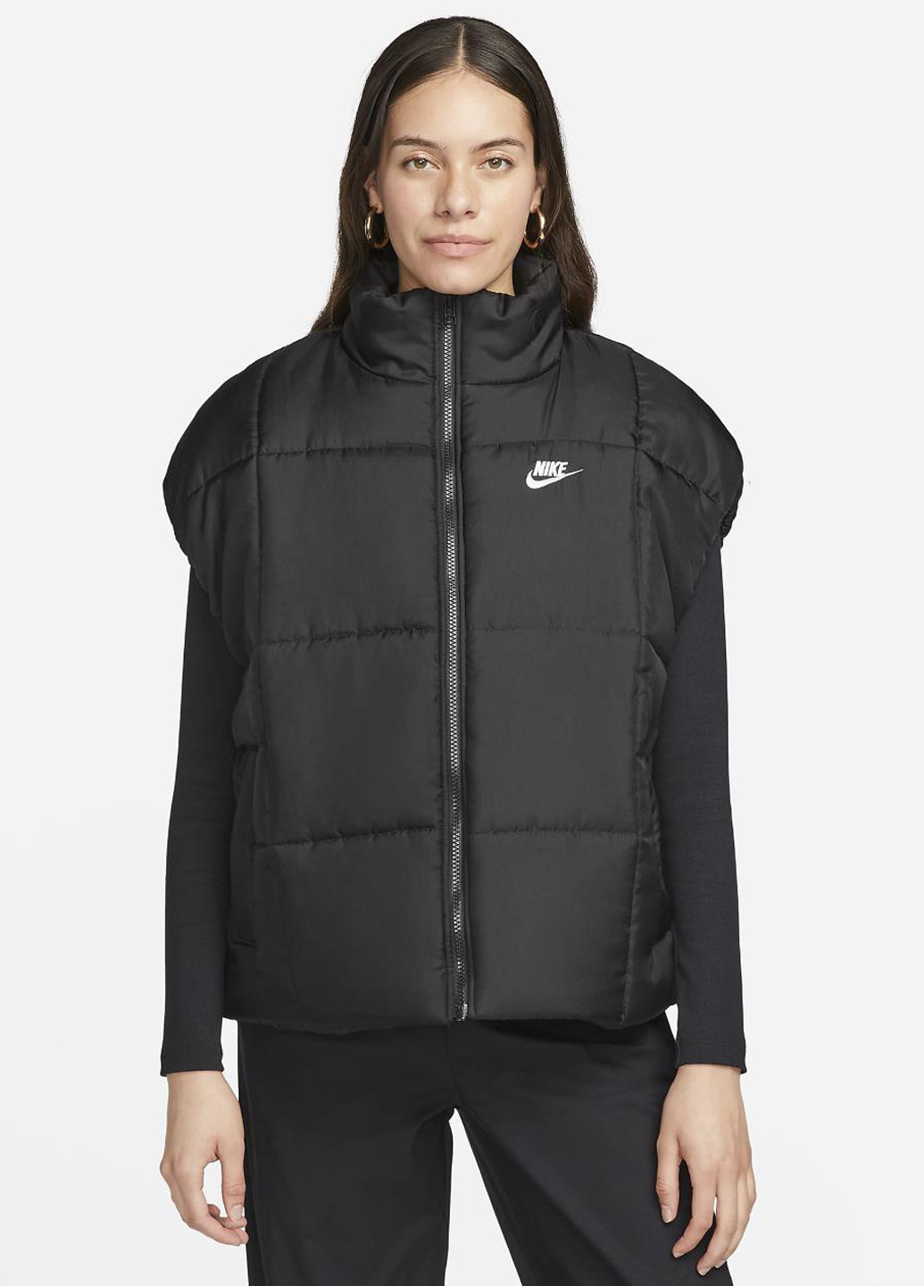 Жилет FB7679-010 Nike Sportswear Classic Puffer Therma-FIT Loose Gilet (318417444)
