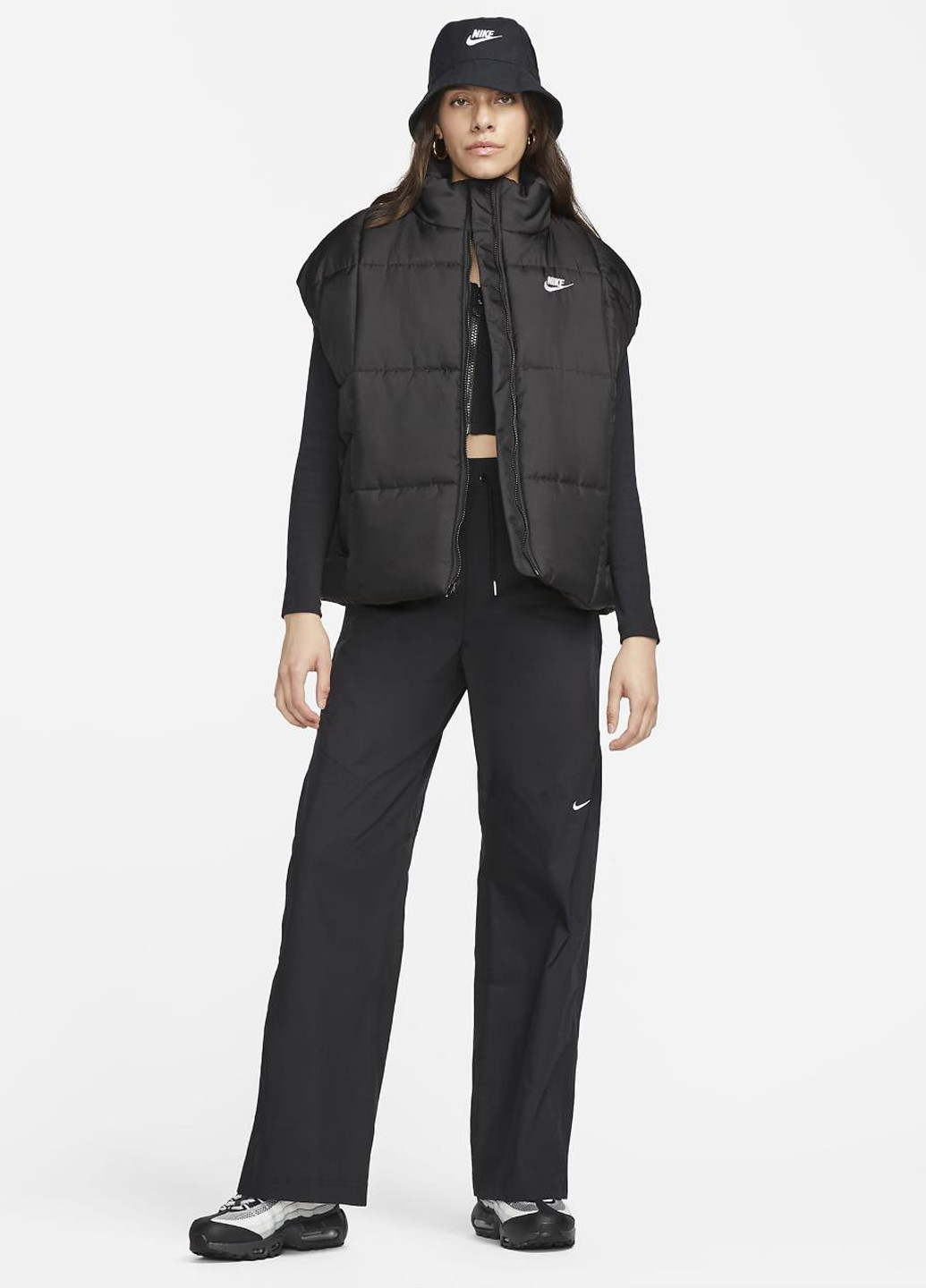 Жилет FB7679-010 Nike Sportswear Classic Puffer Therma-FIT Loose Gilet (318417444)