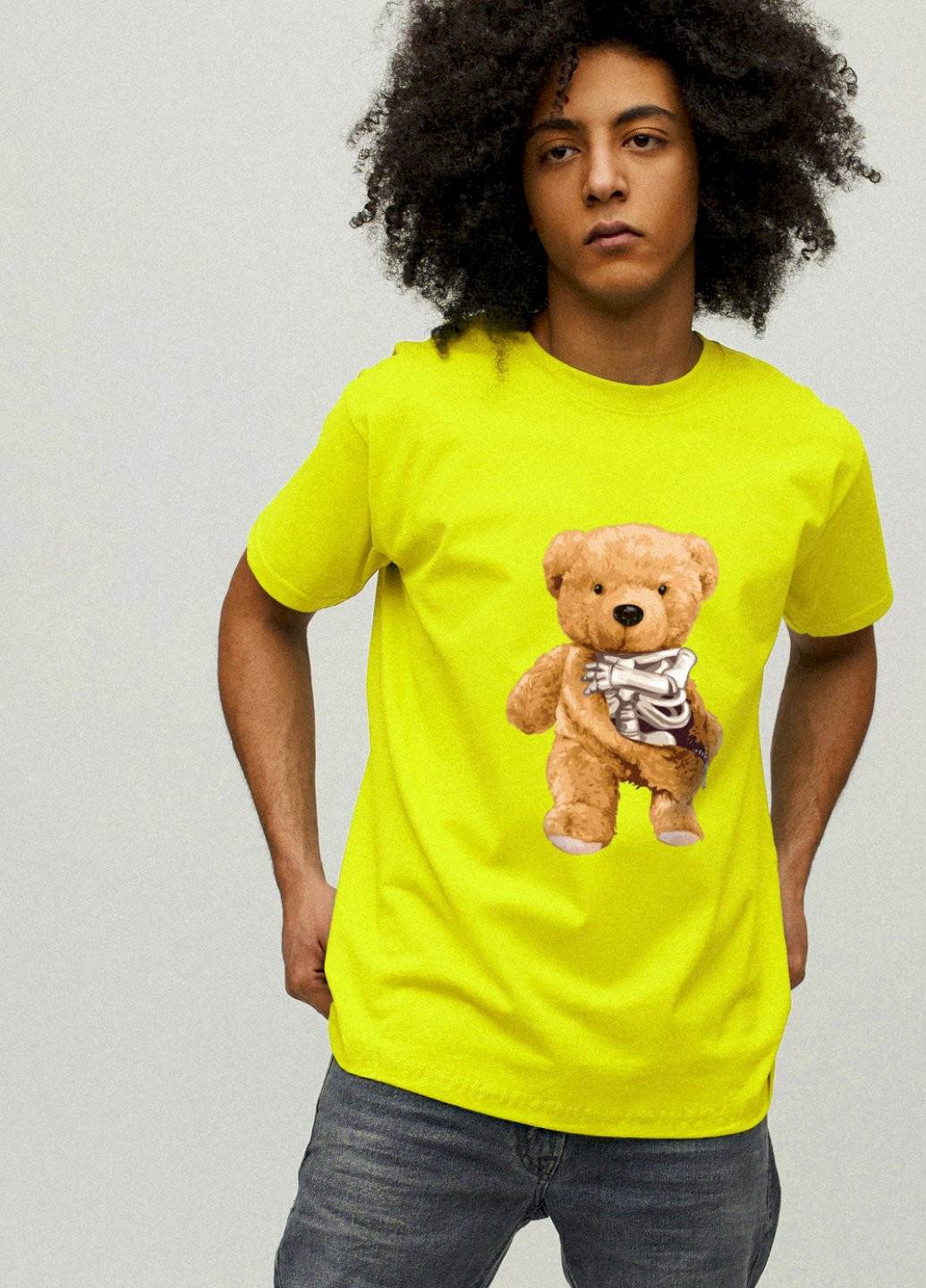 Жовта футболка чоловіча YAPPI