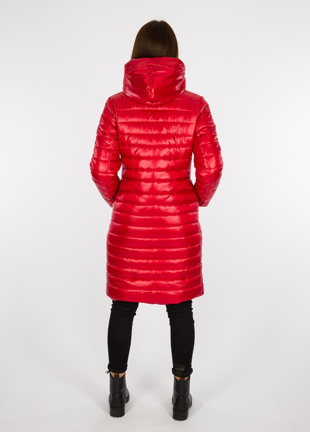 Красная зимняя куртка-пуховик Westland