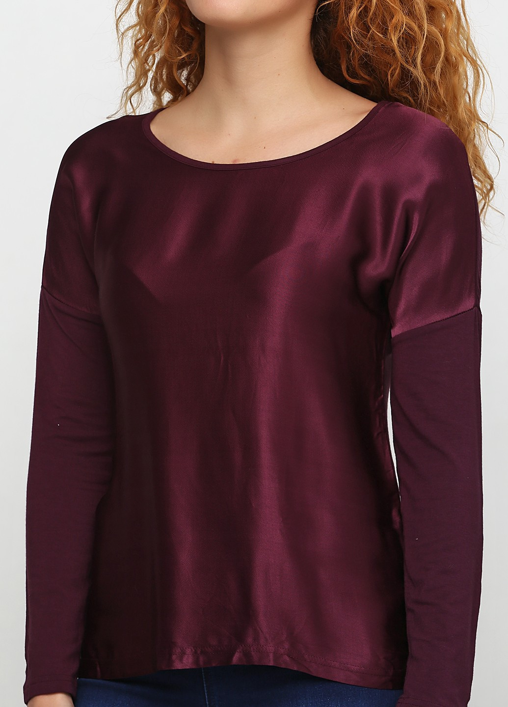 Темно-бордовая демисезонная блуза Esmara