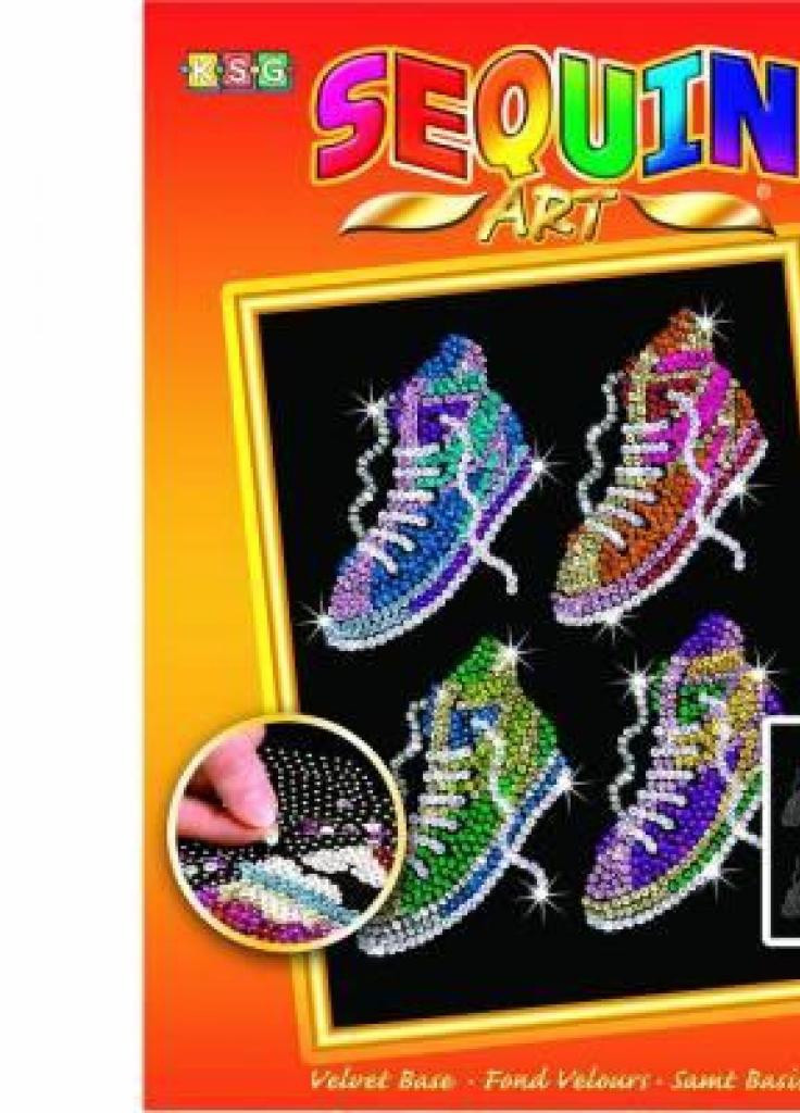 Набор для творчества ORANGE Street Feet (SA1514) Sequin Art (202374233)