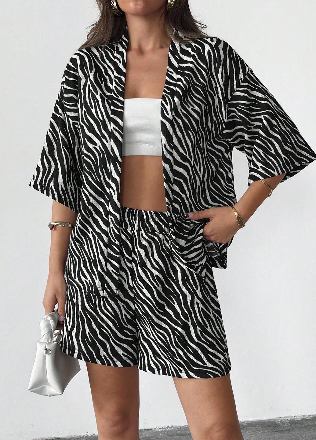 Костюм (блуза, шорти) SHEIN (366071153)