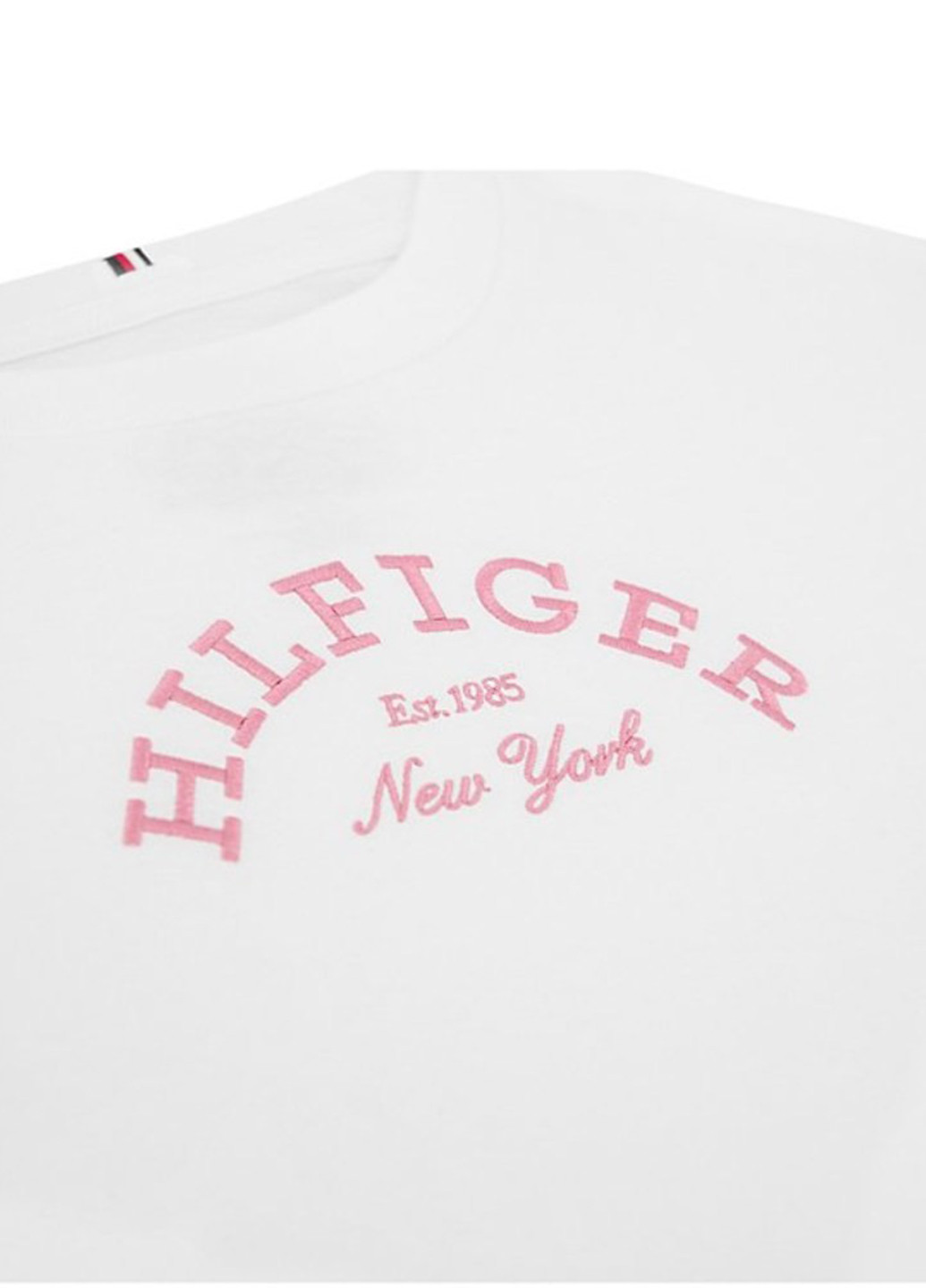 Белая летняя футболка Tommy Hilfiger