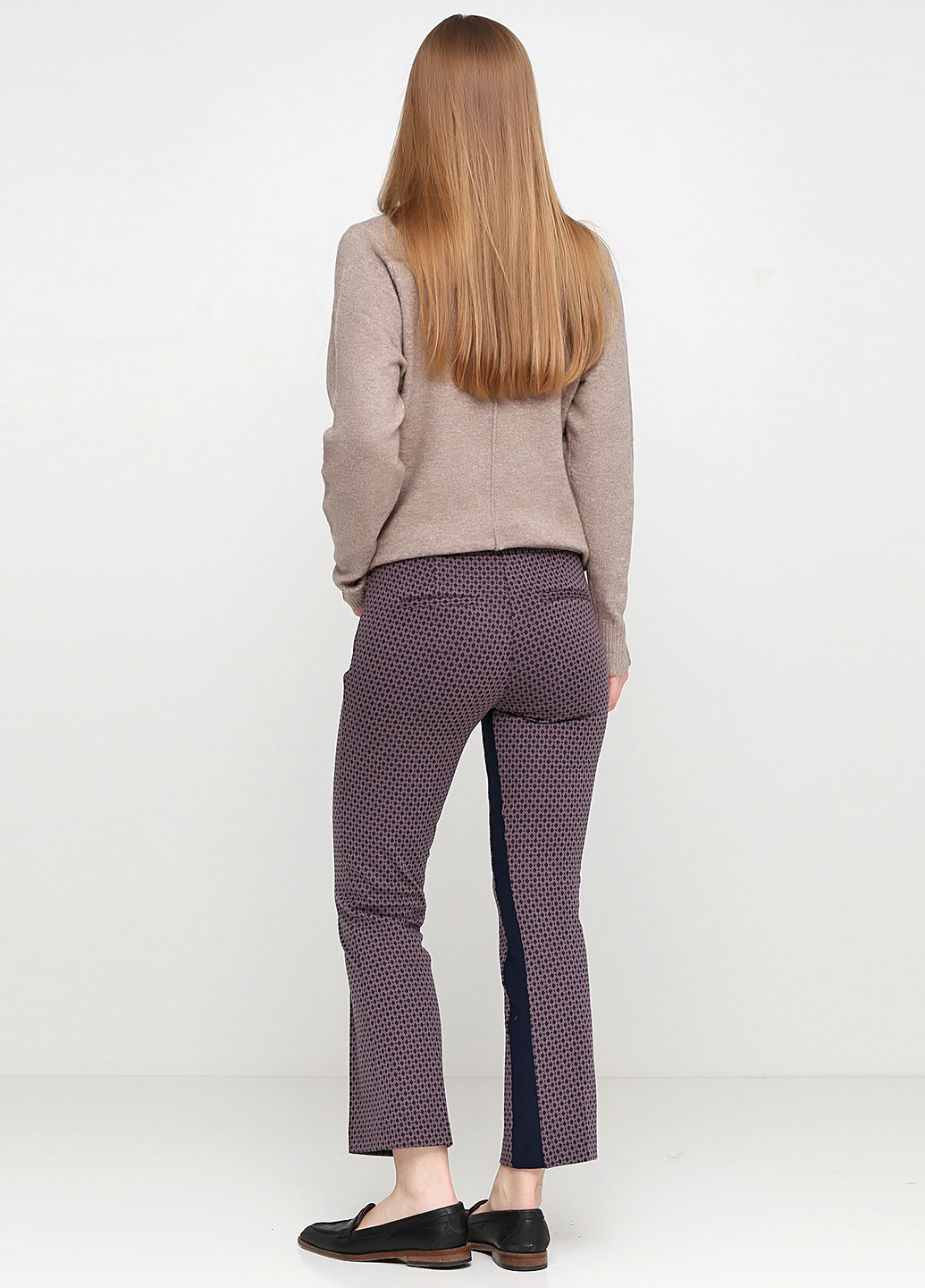 Фиолетовые кэжуал демисезонные брюки United Colors of Benetton