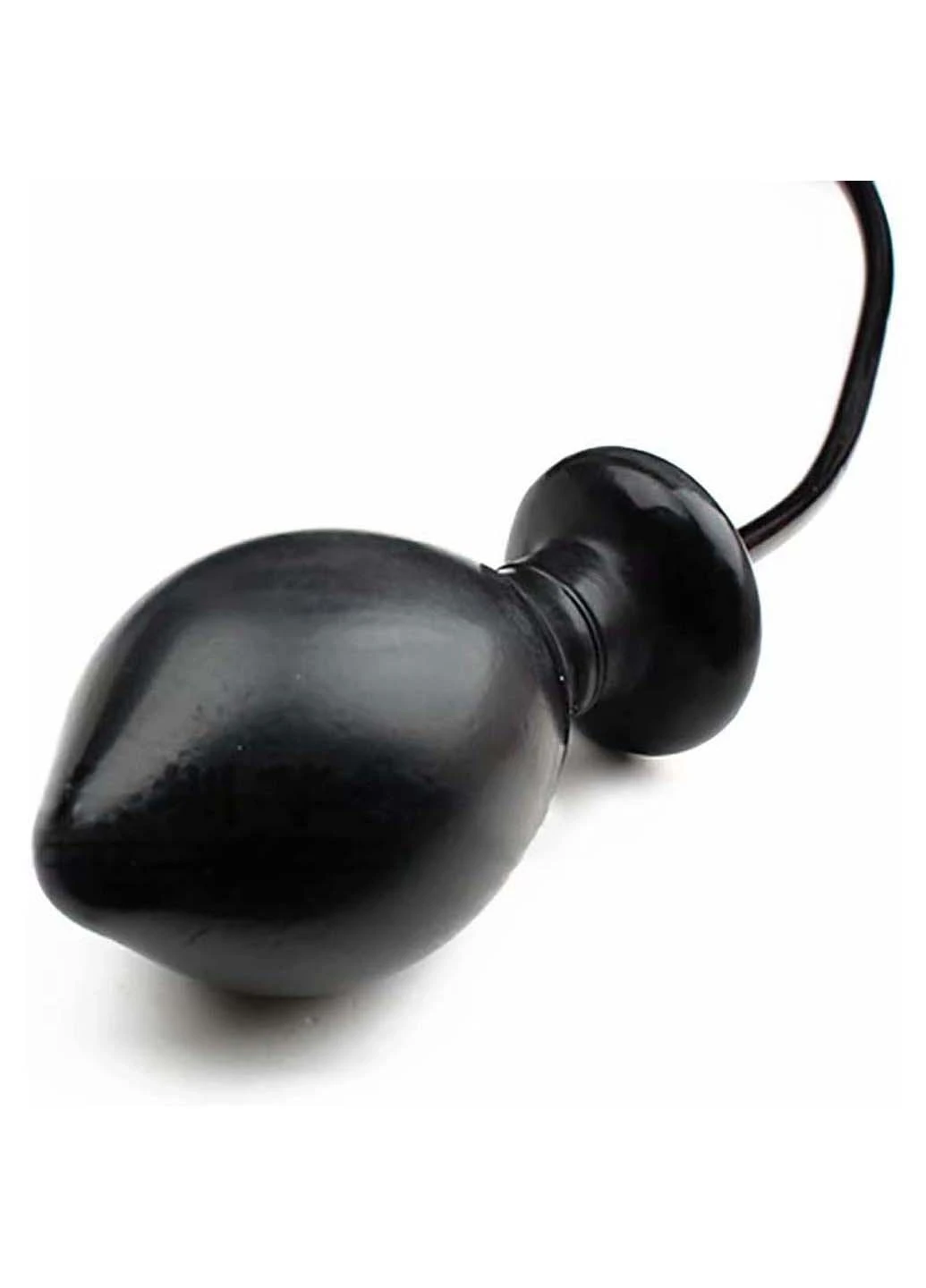 Латексная надувная анальная пробка с помпой 42-65 мм Bdsm4u (253486759)