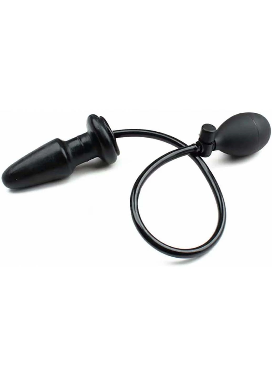 Латексная надувная анальная пробка с помпой 42-65 мм Bdsm4u (253486759)