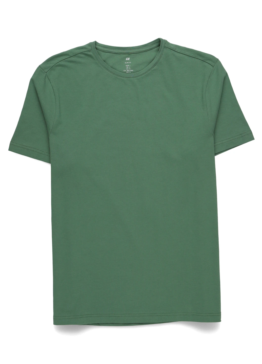 Зеленая футболка H&M