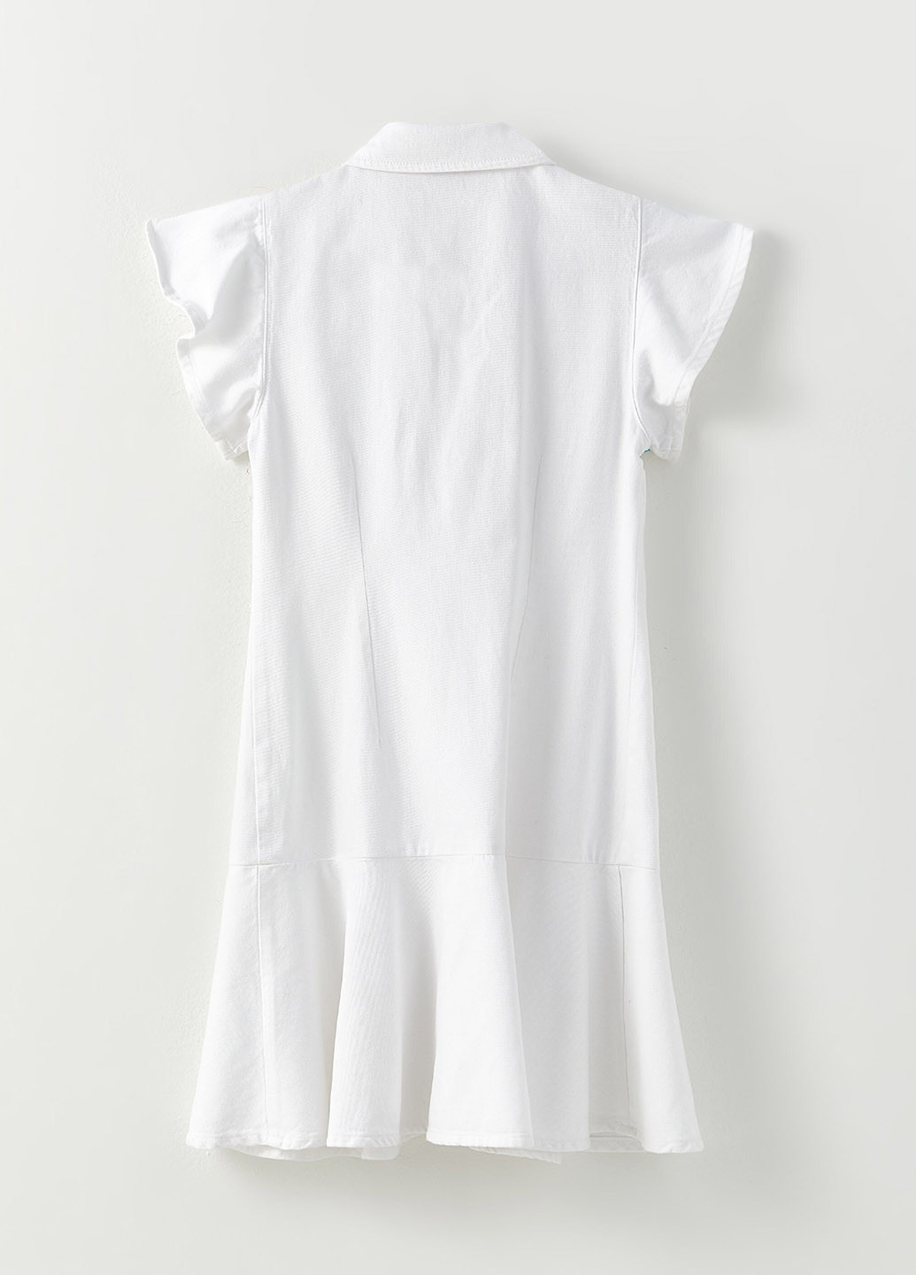 Білий джинсова сукня сорочка LC Waikiki однотонна