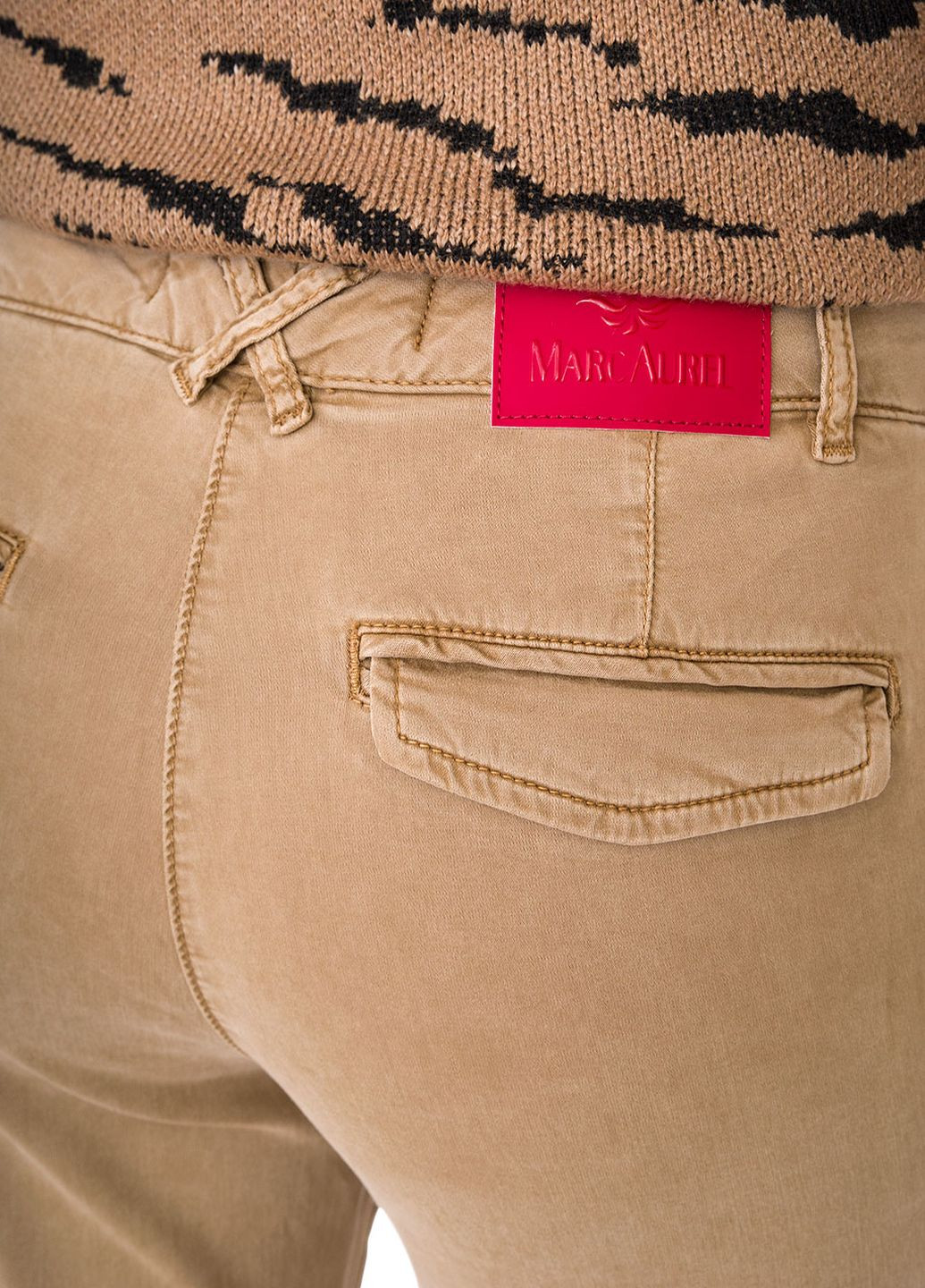 Бежевые демисезонные брюки Marc Aurel