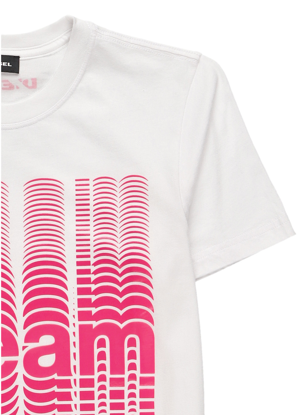 Белая летняя футболка Diesel