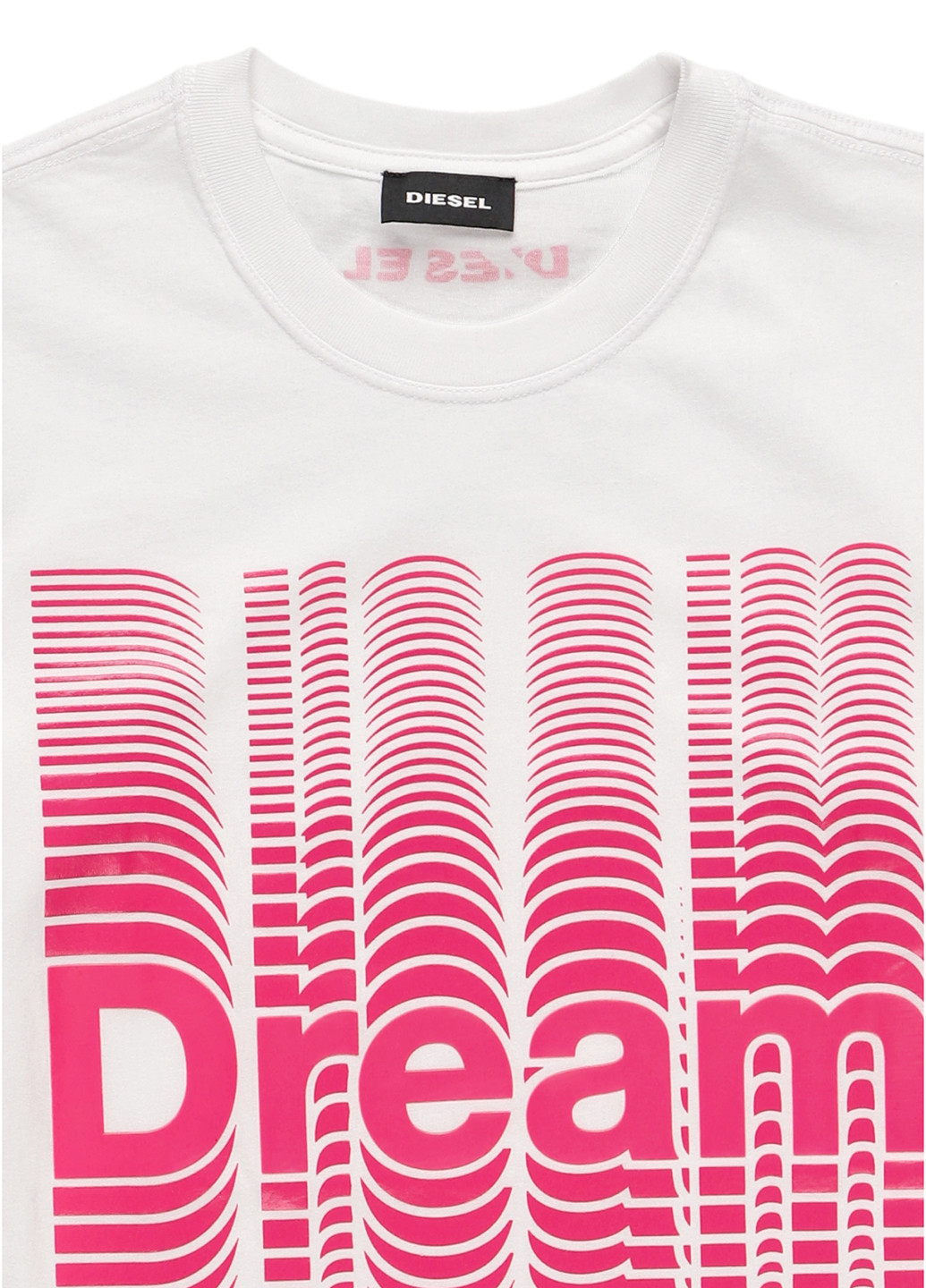 Белая летняя футболка Diesel
