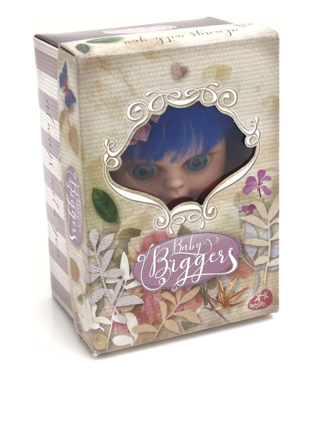 Пупс Biggers Azul із запахом ванілі, 14 см Berjuan (286318300)