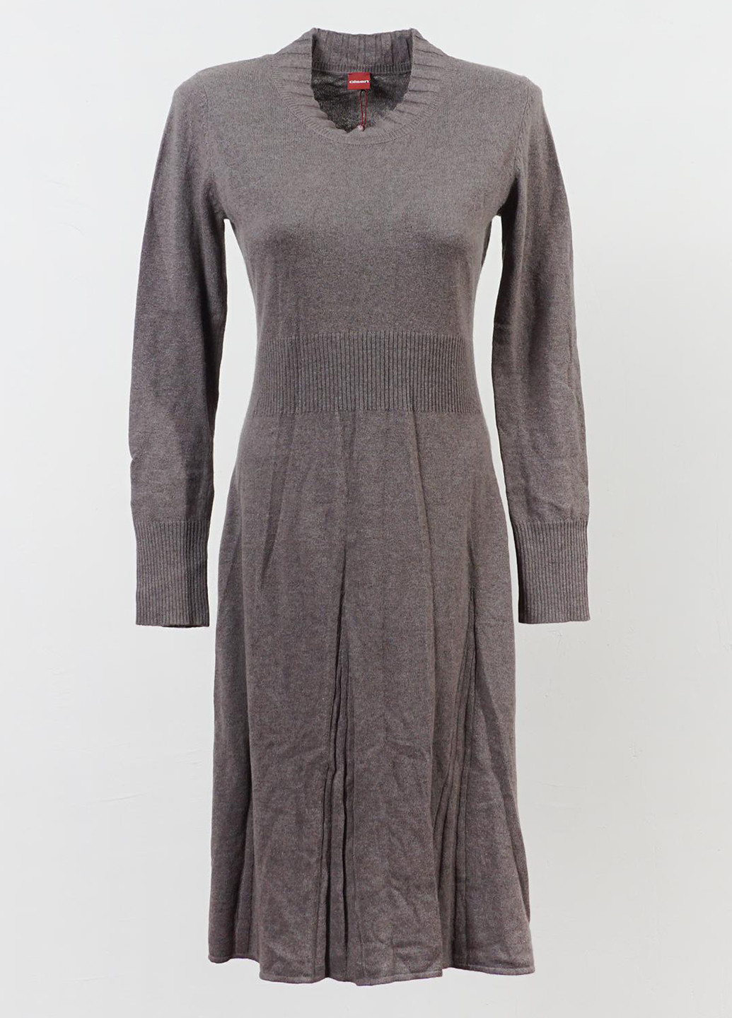 Темно-сіра кежуал сукня Olsen однотонна