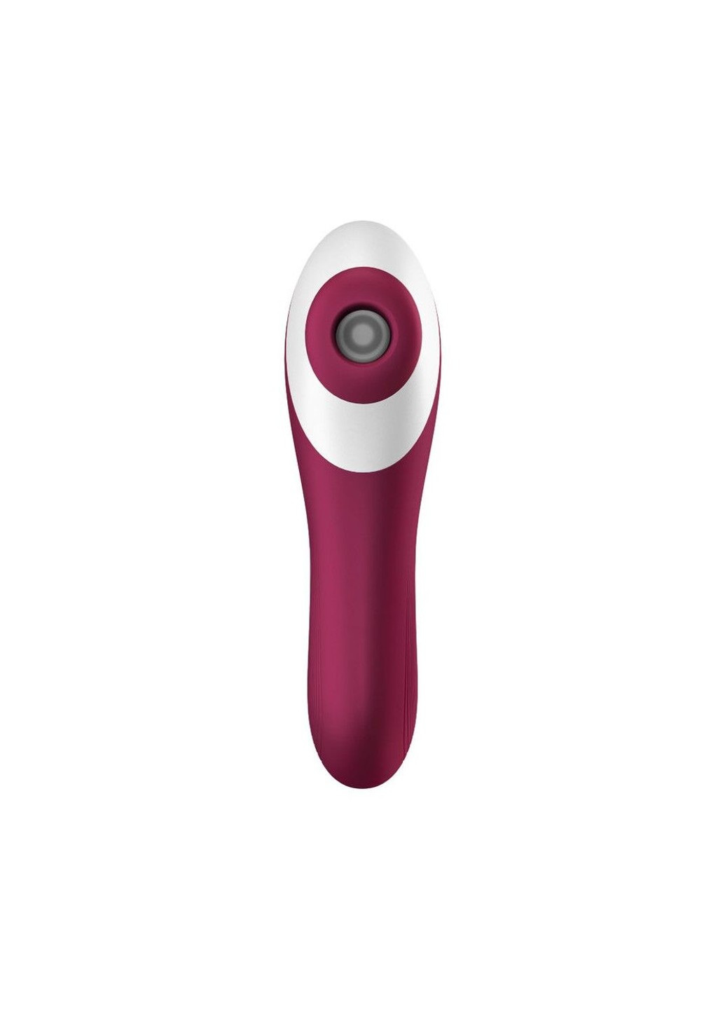 Вакуумний стимулятор із вібрацією Dual Crush Wine Red Satisfyer (254785167)