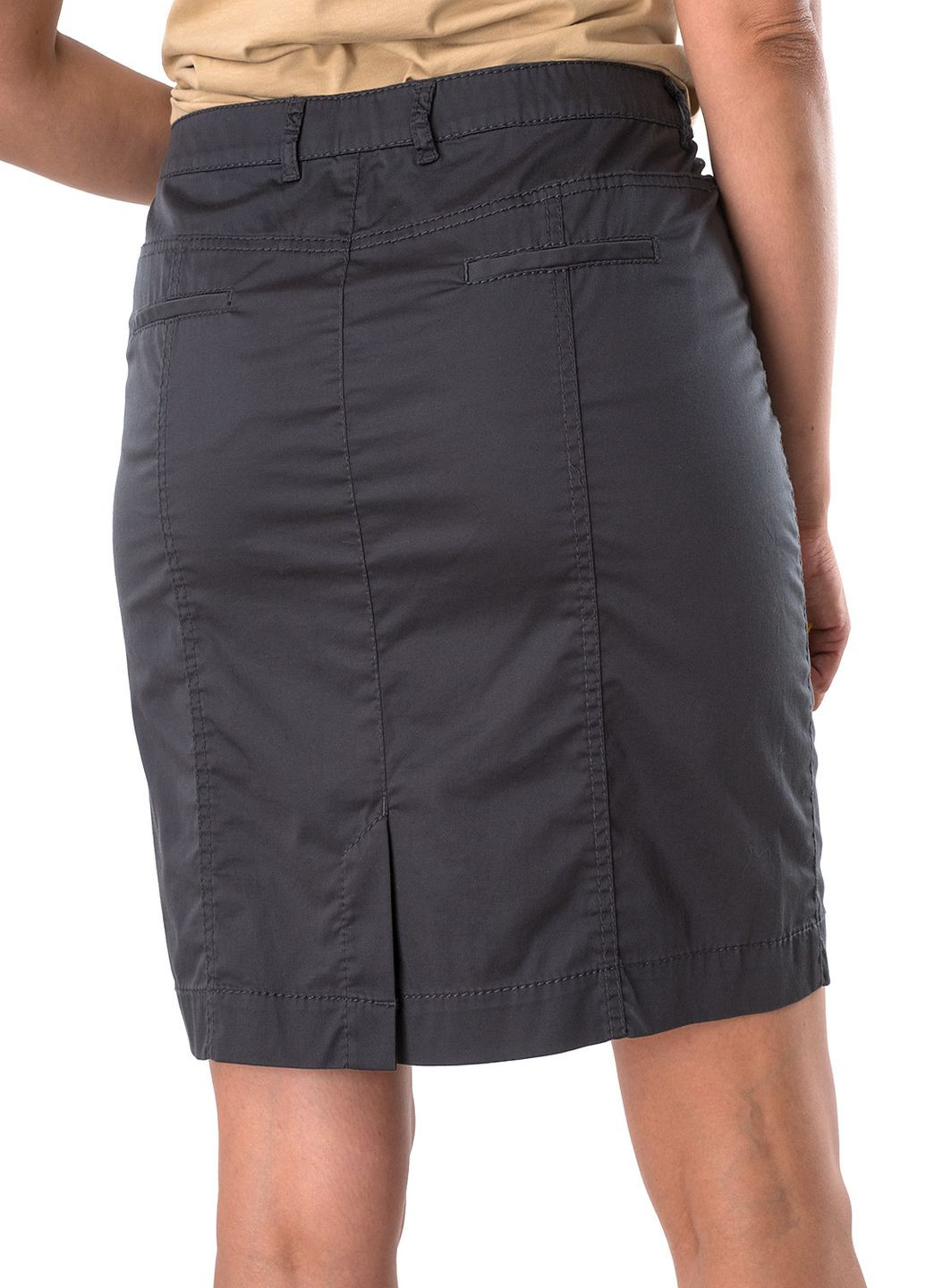 Серая однотонная юбка Marc Aurel