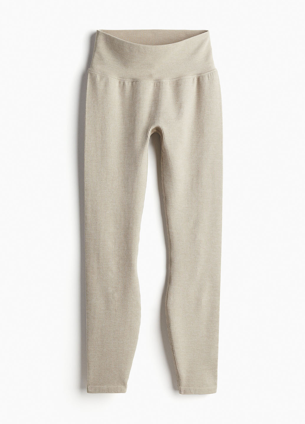 Светло-бежевые демисезонные леггинсы H&M