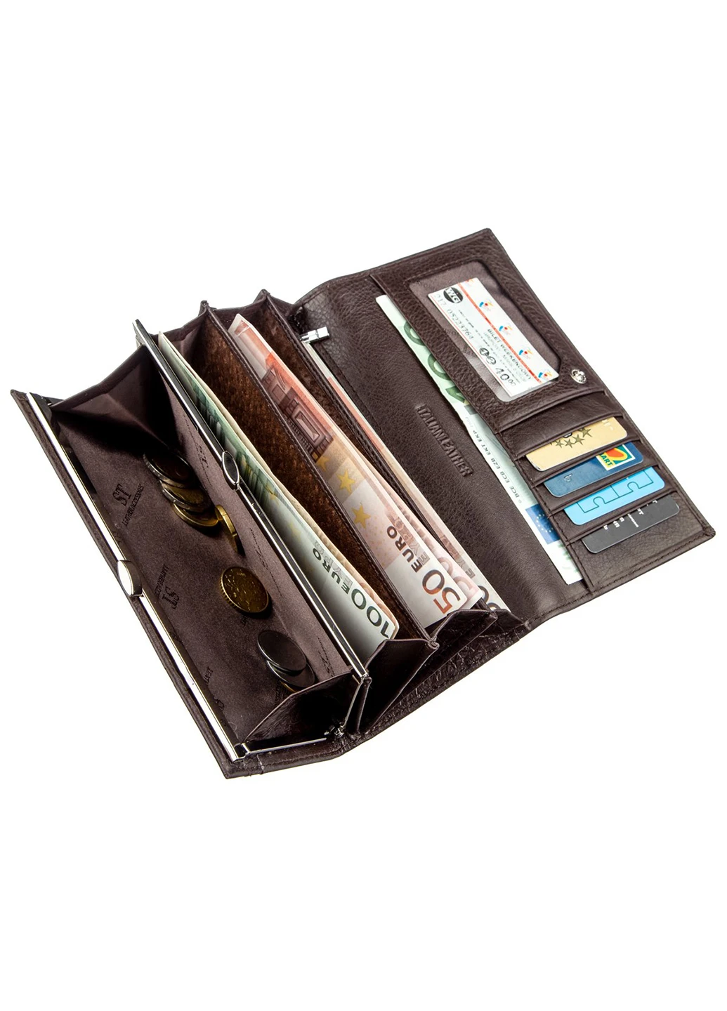 Жіночий шкіряний гаманець 18,5х9 см st leather (252131425)