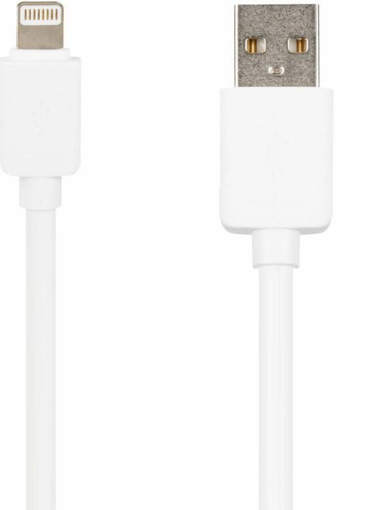 Зарядний пристрій Pro Apollo GP-CC01 2USB 3.1A + Cable iPhone X White (+71433) Gelius (216637983)