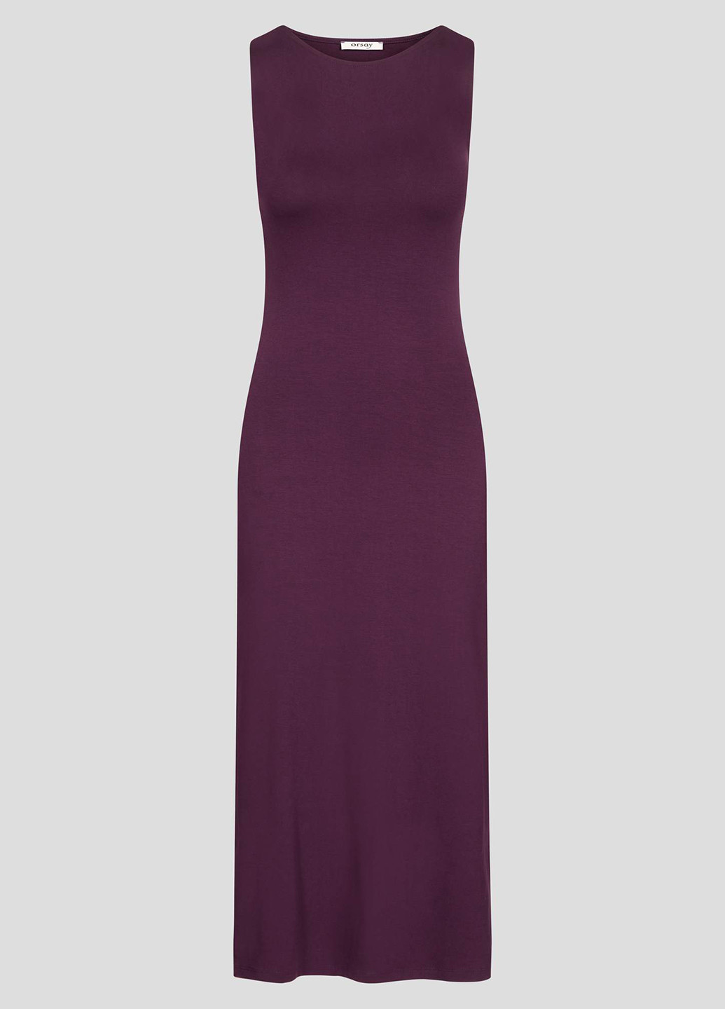 Фиолетовое кэжуал платье с открытой спиной Orsay однотонное