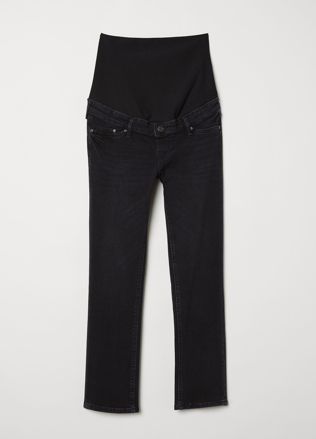 Черные демисезонные джинсы для беременных H&M