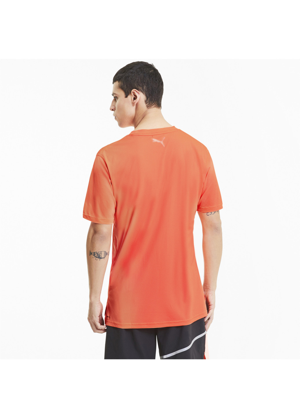 Оранжевая футболка Puma Run Logo SS Tee