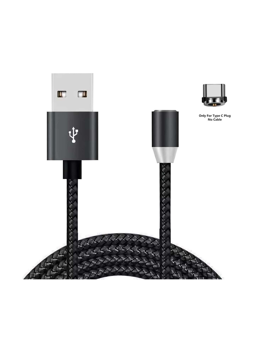 Магнитный кабель USB a USB Type-C 1 м Magneto Black (a MGNT-BK) XoKo sc-355 (132572868)