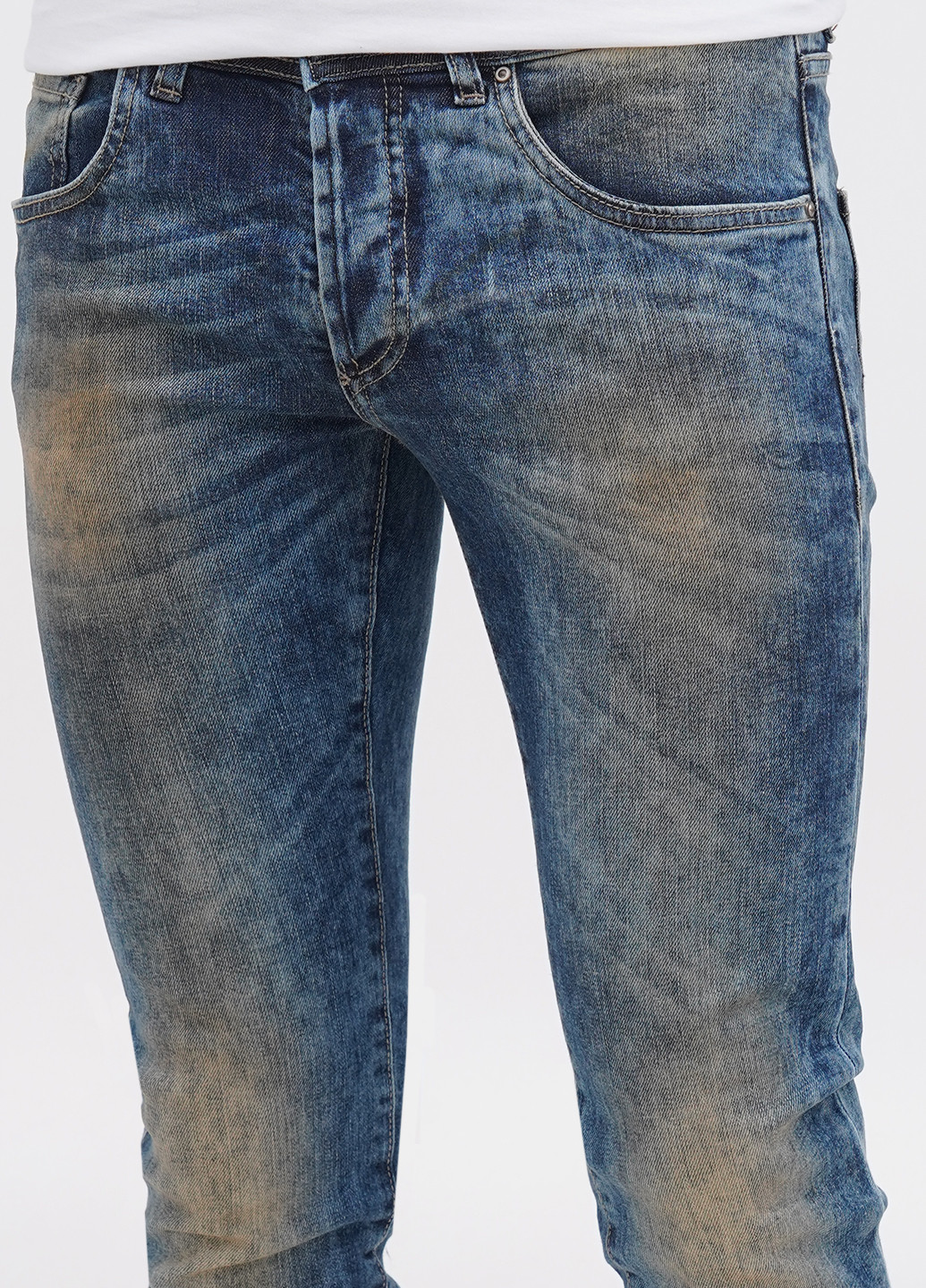 Синие демисезонные прямые джинсы Liu Jo
