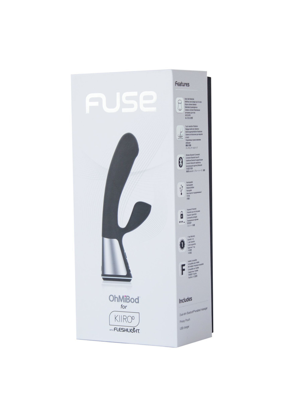 Інтерактивний вібратор-кролик Ohmibod Fuse for Black Kiiroo (252146424)