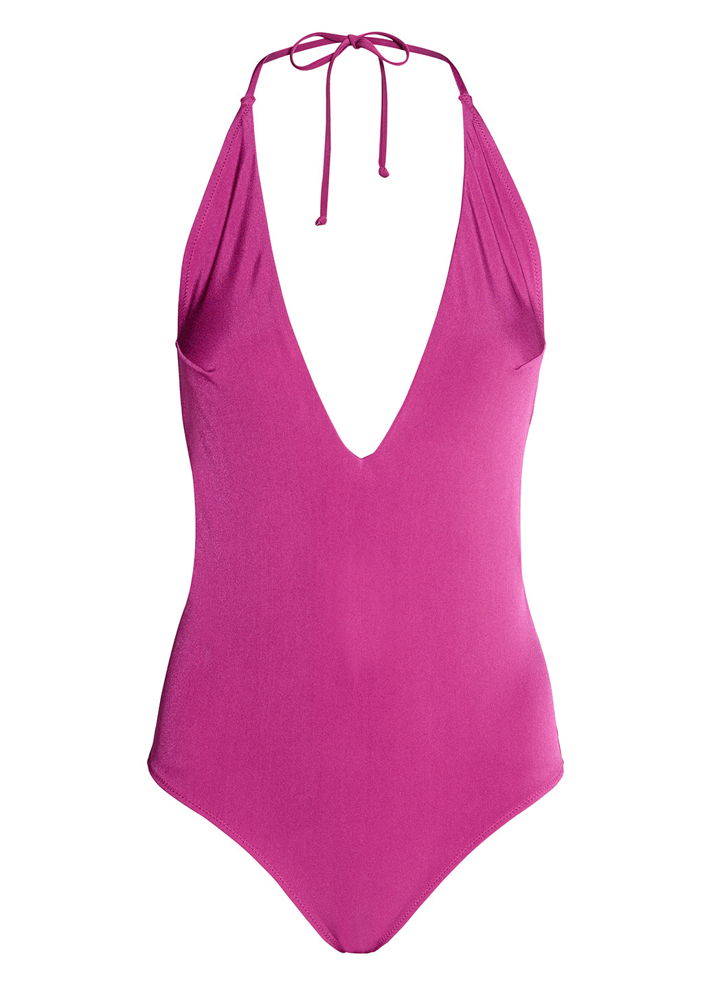 Світло-фіолетовий літній купальник суцільний H&M