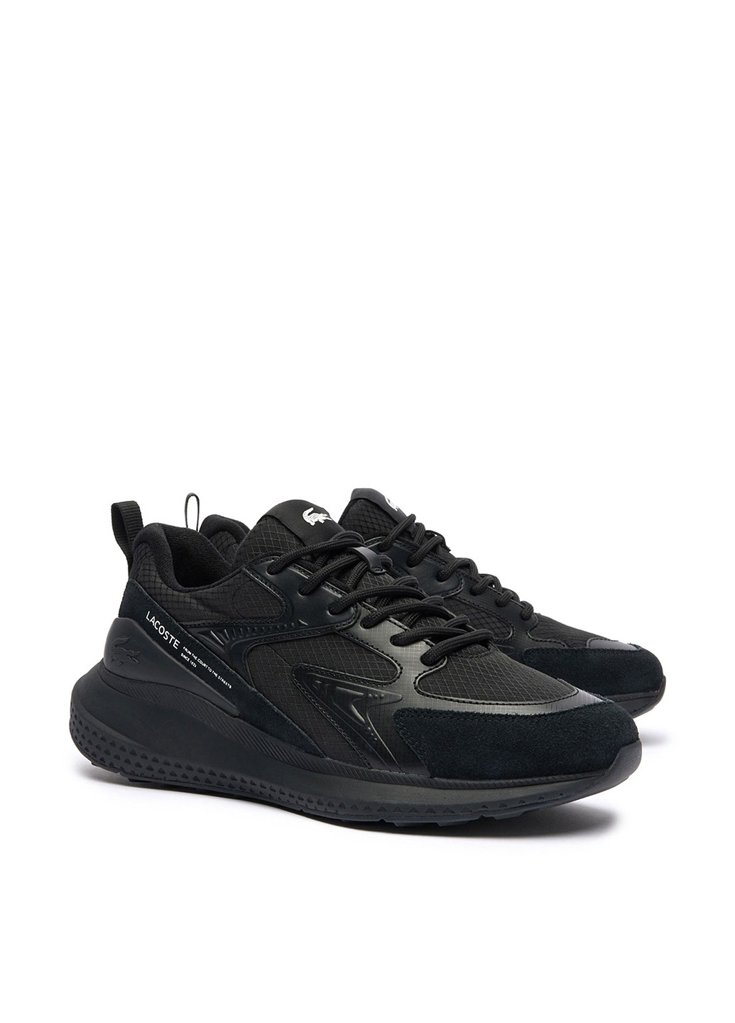 Чорні Осінні кросівки Lacoste L003 EVO