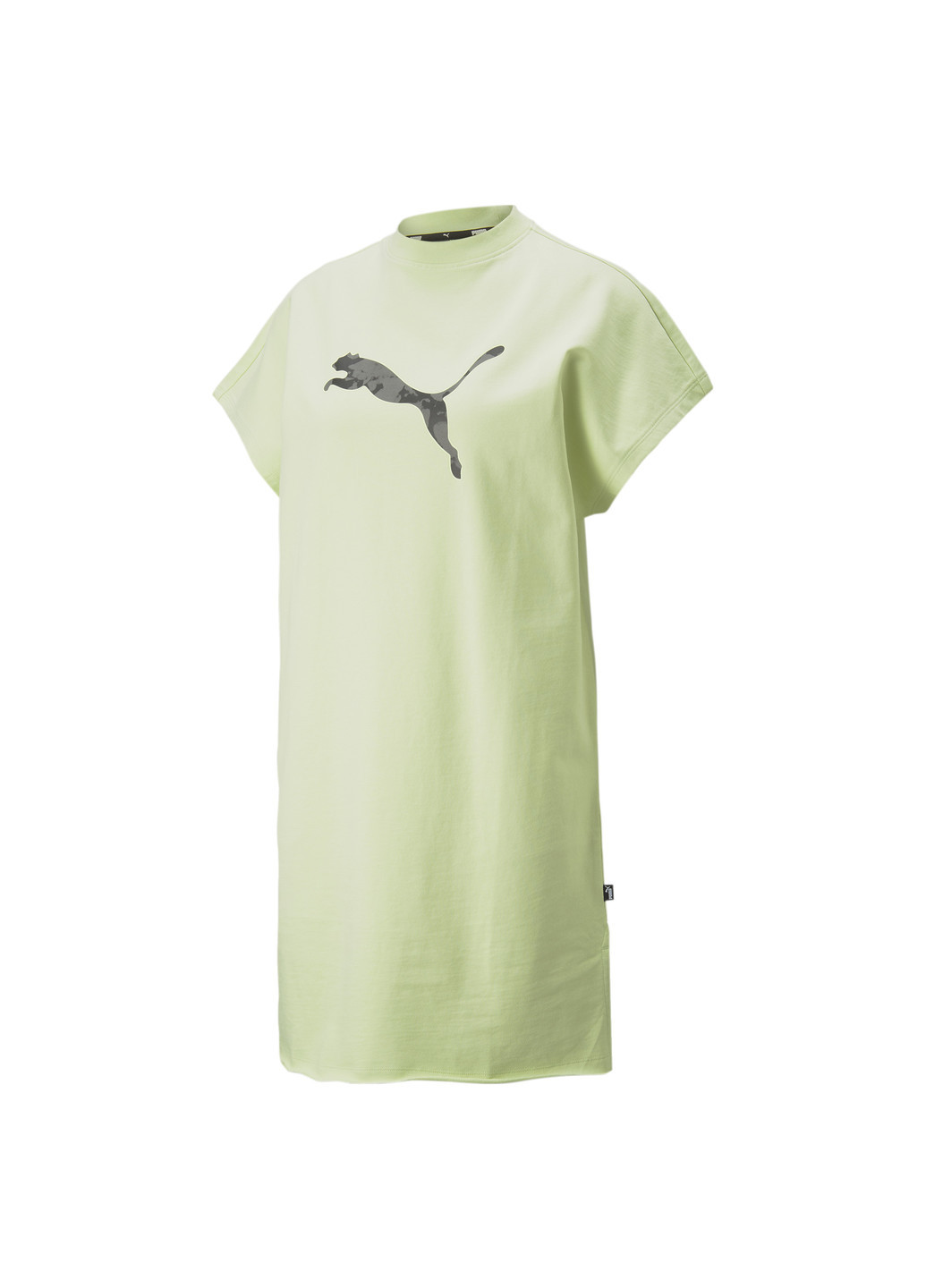 Сукня Summer Graphic Women's Dress Puma однотонна зелена спортивна бавовна, еластан