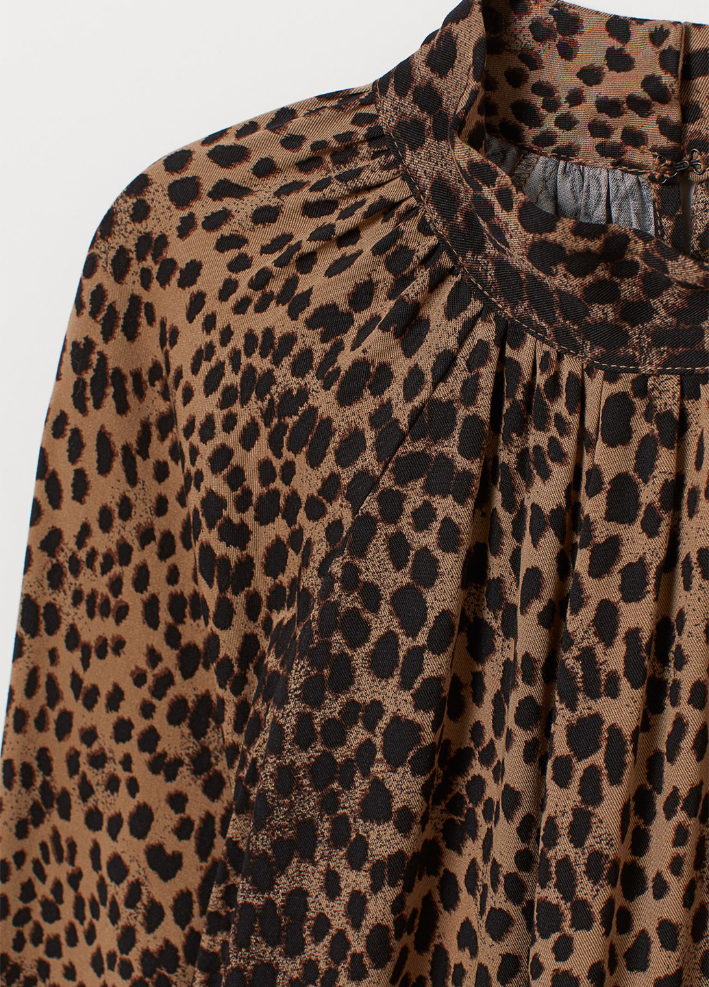 Світло-коричнева кежуал сукня а-силует H&M леопардовий