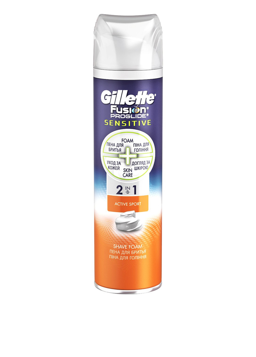 Піна для гоління ProGlide Sensitive Active Sport, 250 мл Gillette (9515498)