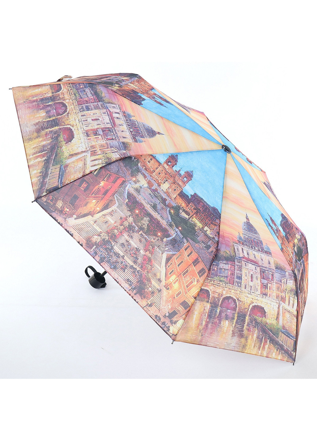 Жіноча складна парасолька механічна 99 см ArtRain (255710061)