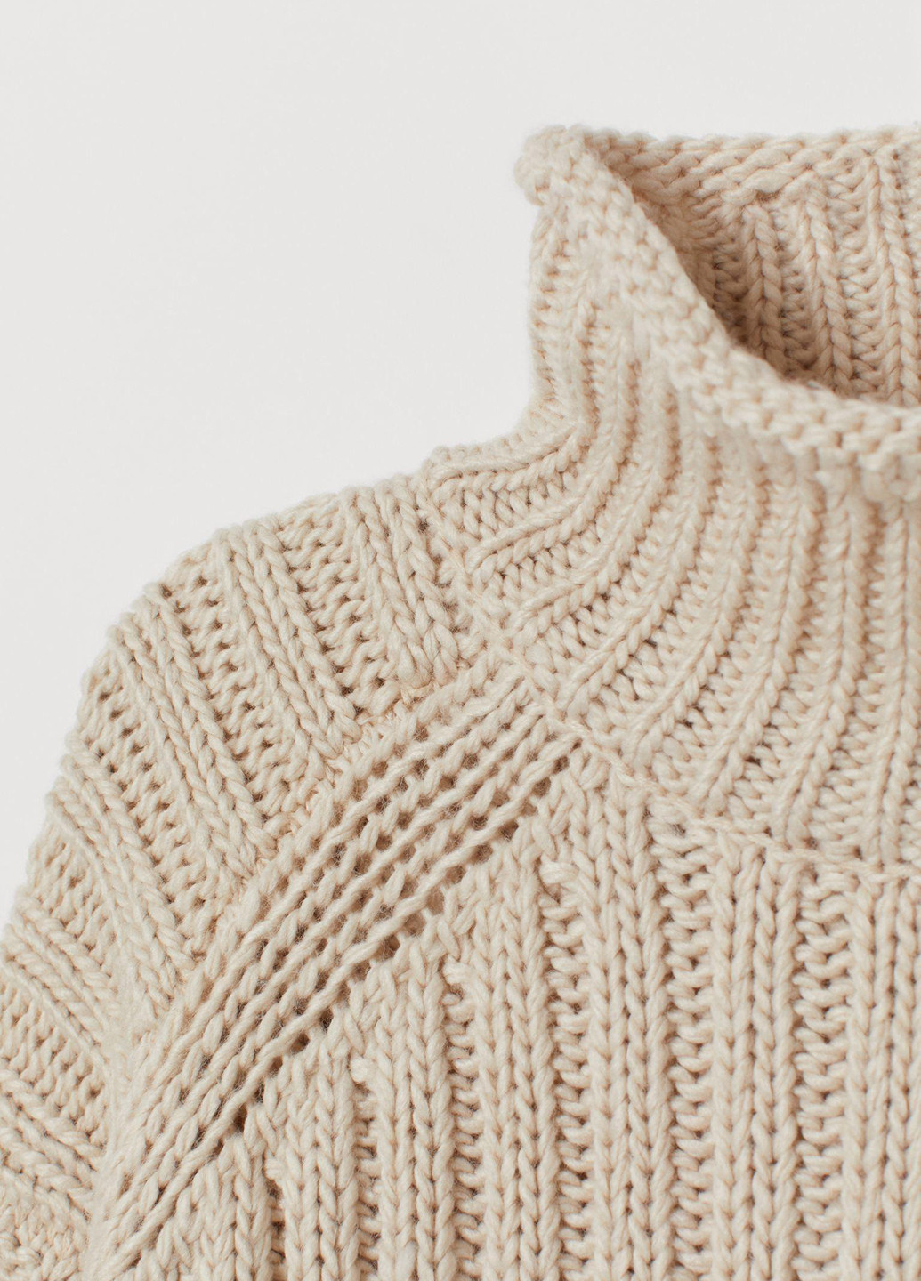 Светло-бежевый демисезонный джемпер джемпер H&M