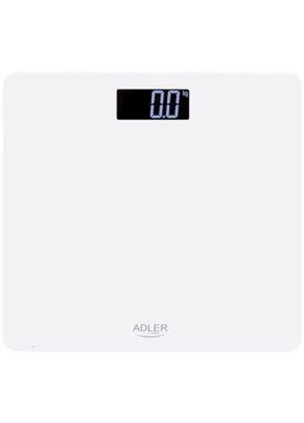 Бытовые напольные весы AD-8157-White 150 кг белые Adler (253619024)