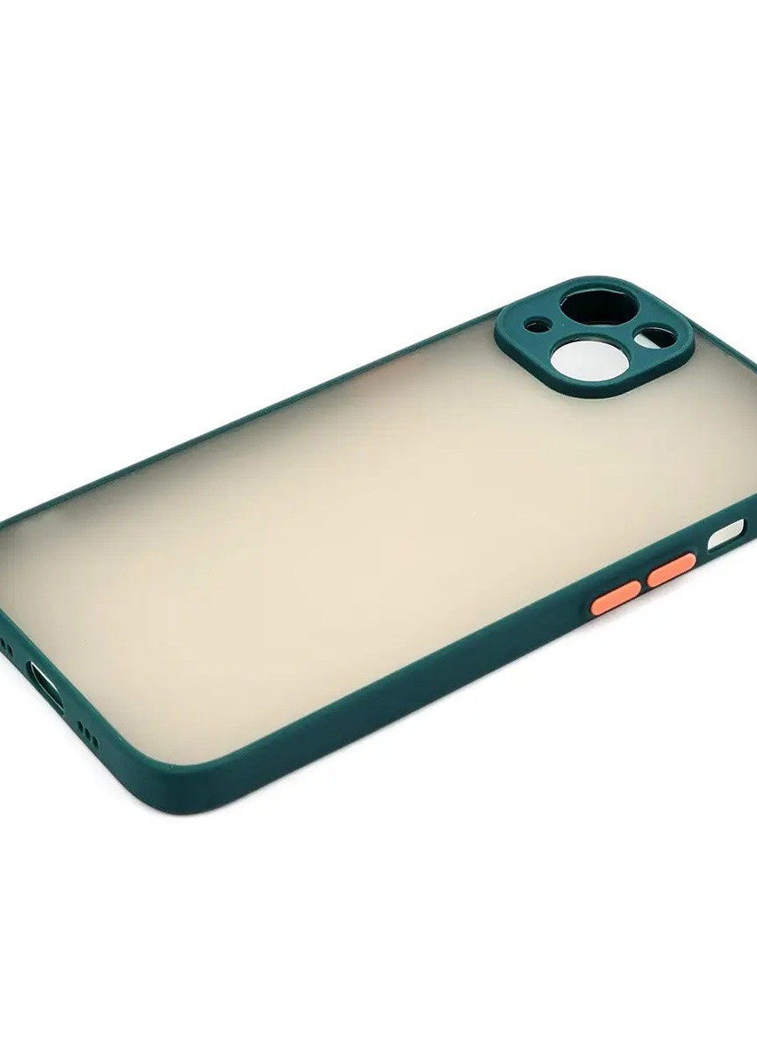 Силіконовий Чохол Накладка Avenger Totu Series Separate Camera iPhone 14 Plus Dark Green No Brand (254916509)