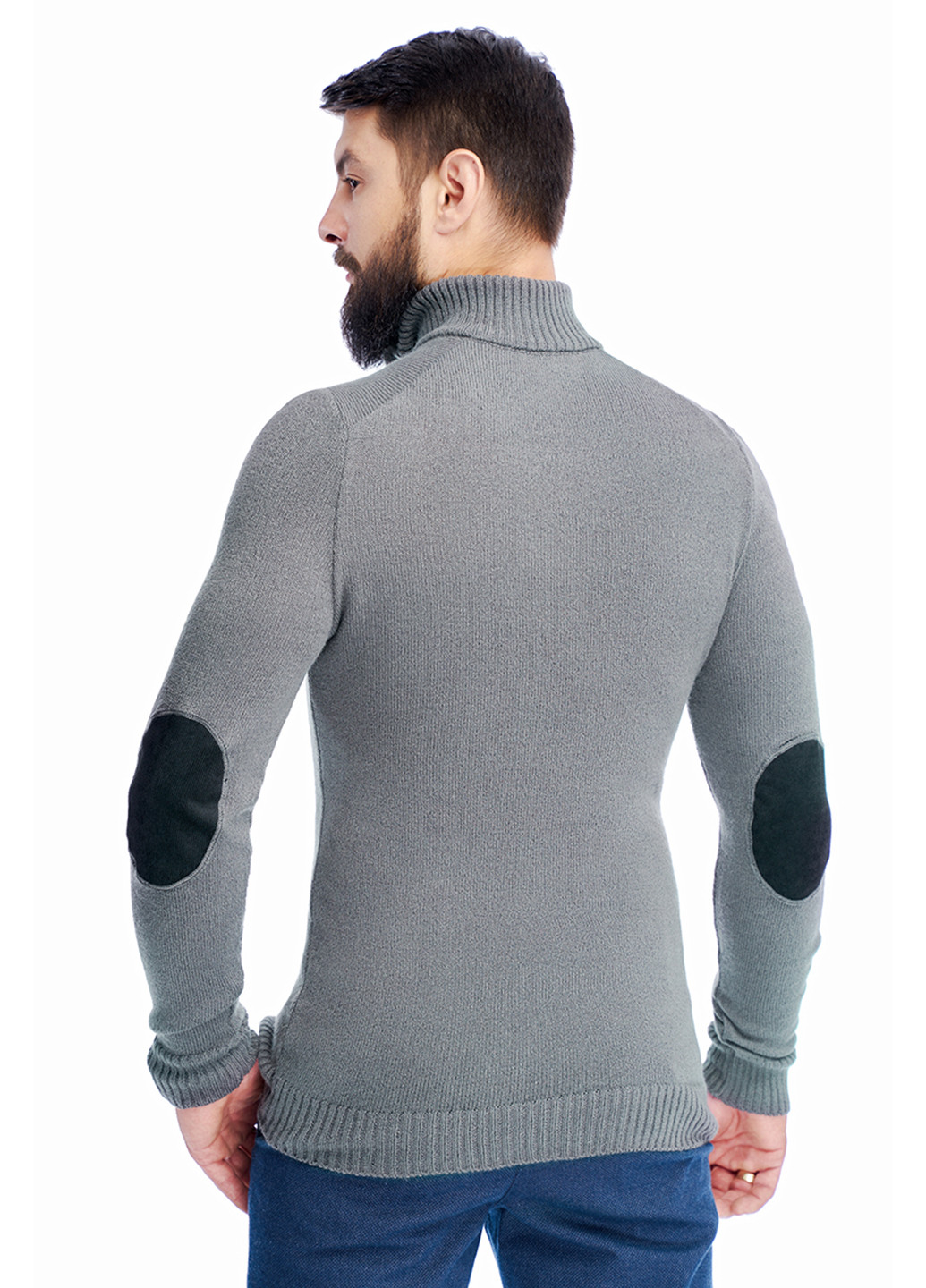Серый демисезонный свитер SVTR