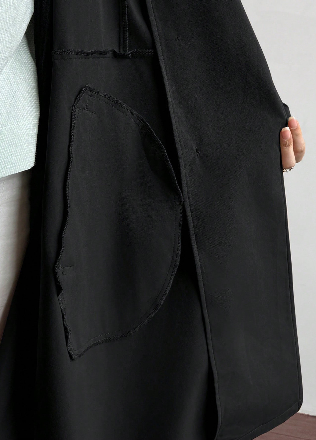 Плащ SHEIN на пуговицах демисезон (344465997)