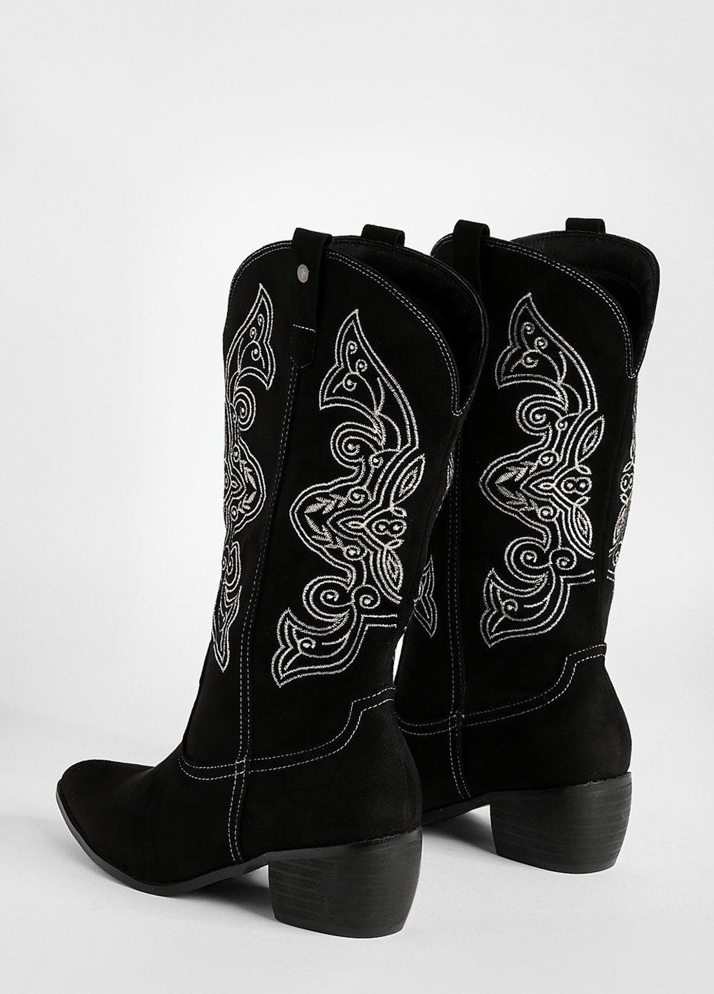 Черные осенние полусапоги Boohoo